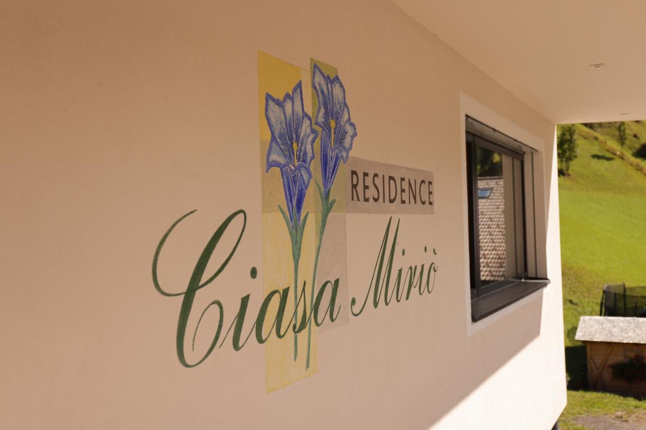 Ciasa Mirio' Daire La Valle Dış mekan fotoğraf